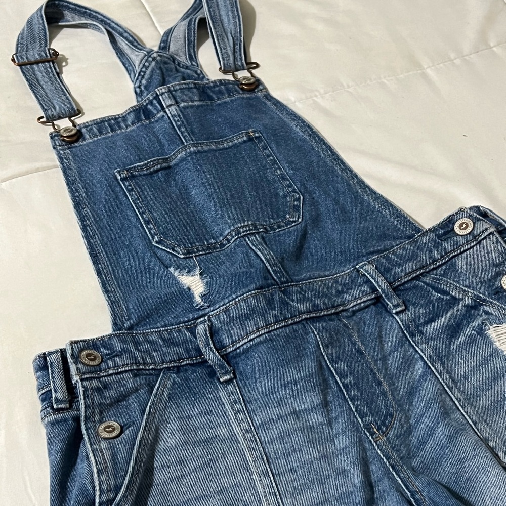 Hollister Vintage overalls; size M